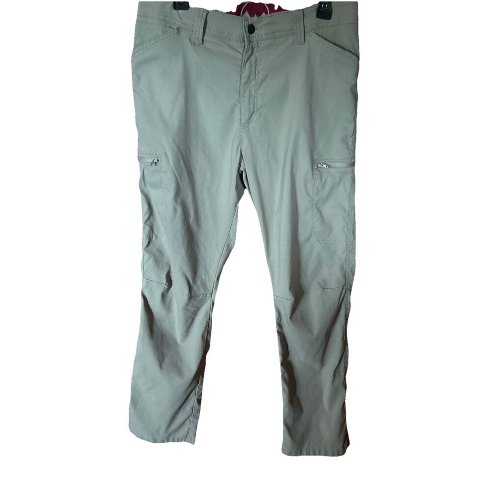 Wrangler All Terrain Gear Men's Pant 34x30 Quick Dry Gorpcore Cargo Khaki Rugged